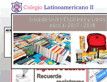 Tablet Screenshot of colegiolatinoamericano2.org